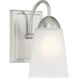 Malone 1 Light 5 inch Brushed Nickel Wall Sconce Wall Light